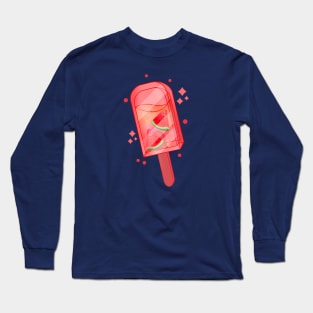 Watermelon Ice Pop Long Sleeve T-Shirt